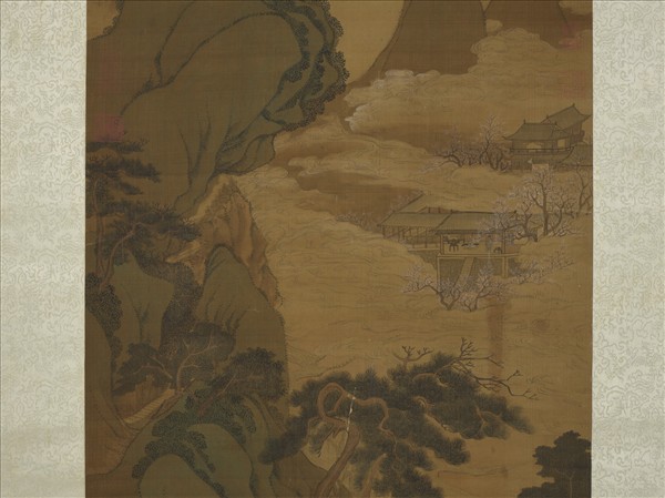 清吳歷梅花山館　軸