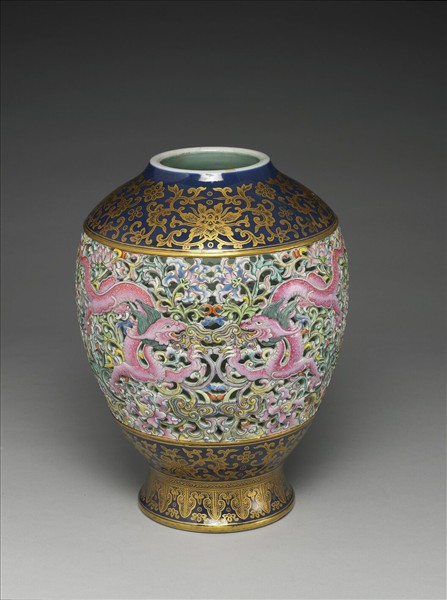 洋彩玲瓏轉旋瓶