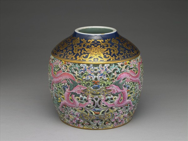 洋彩玲瓏轉旋瓶