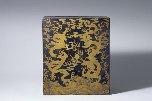 「金薤留珍‧圖」黑漆描金匣