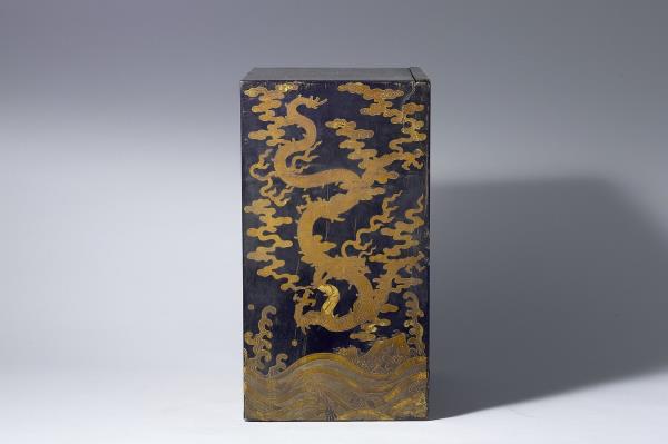 「金薤留珍‧圖」黑漆描金匣