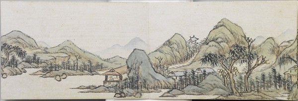 畫山水 冊