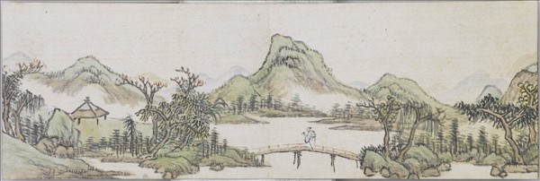 畫山水 冊