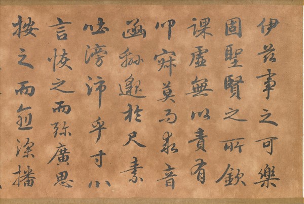 臨趙孟頫文賦 卷