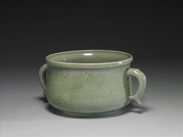 龍泉窯 青瓷簋式爐