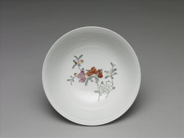 琺瑯彩山水樓閣碗