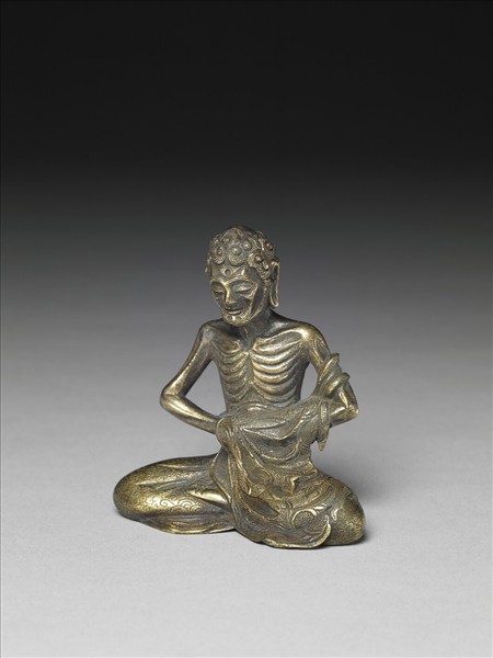 銅鎏金釋迦牟尼佛坐像