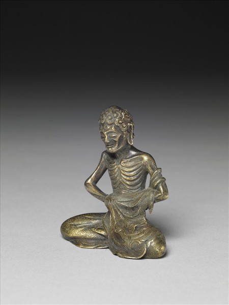 銅鎏金釋迦牟尼佛坐像