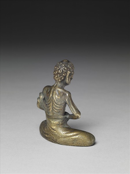 銅鎏金釋迦牟尼佛坐像