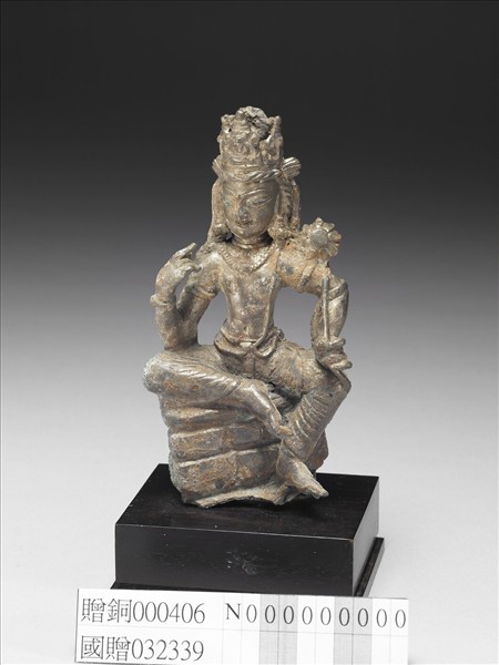 西北印度 喀什米爾 九~十世紀 白銅觀音菩薩半跏像