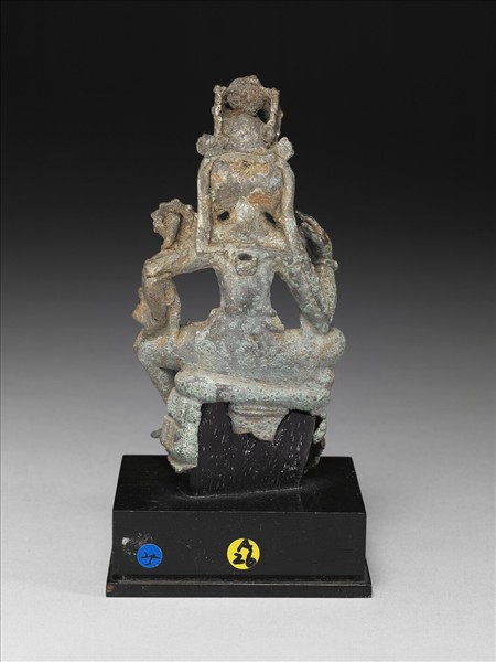 西北印度 喀什米爾 九~十世紀 白銅觀音菩薩半跏像