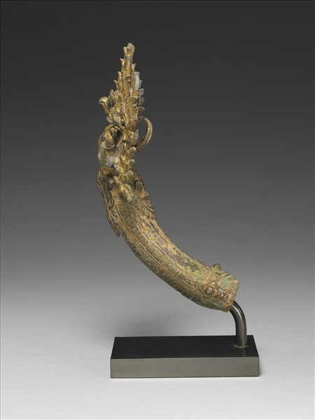 柬埔寨 巴揚 十二~十三世紀風格 銅鎏金肩輿配件