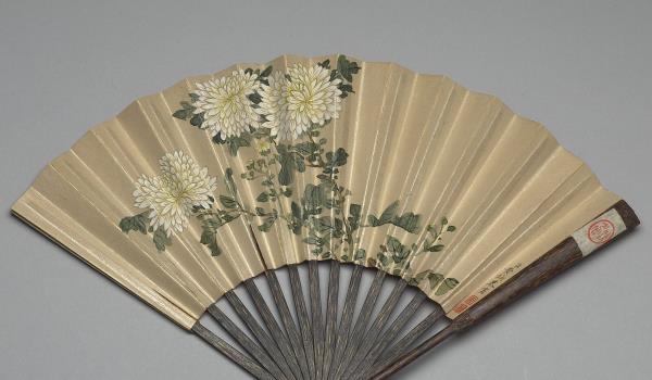 書畫合璧 摺扇
