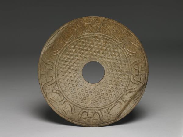 雙身龍鳳紋玉璧