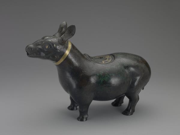 嵌綠松石金屬絲犧尊