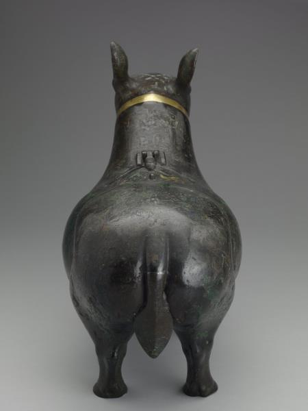 嵌綠松石金屬絲犧尊