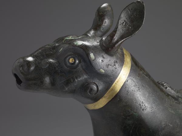 嵌綠松石金屬絲犧尊