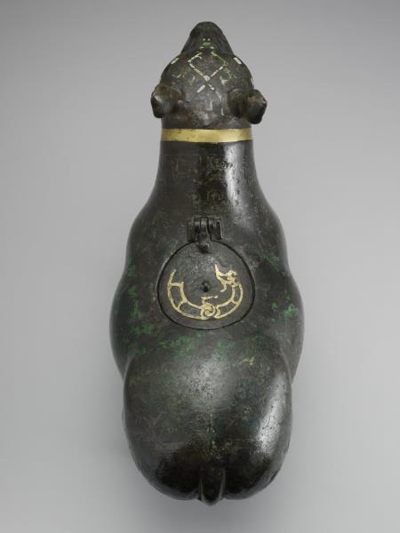 嵌綠松石金屬絲犧尊