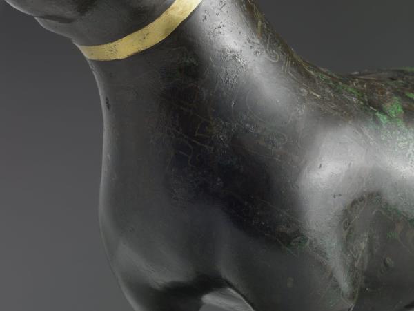 嵌綠松石金屬絲犧尊