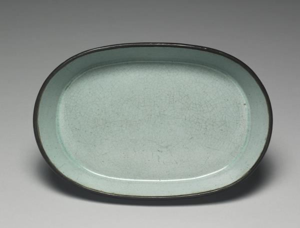 汝窯 青瓷水仙盆