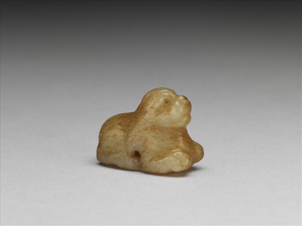 玉獅墜飾
