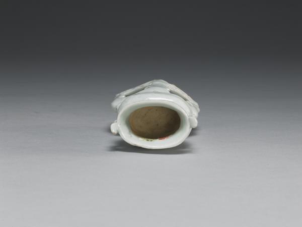 青白瓷連座雙耳香爐