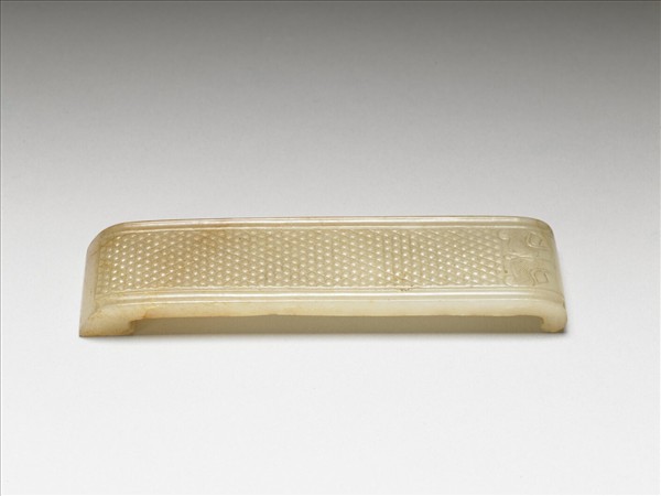 紫檀嵌玉劍璏紙鎮