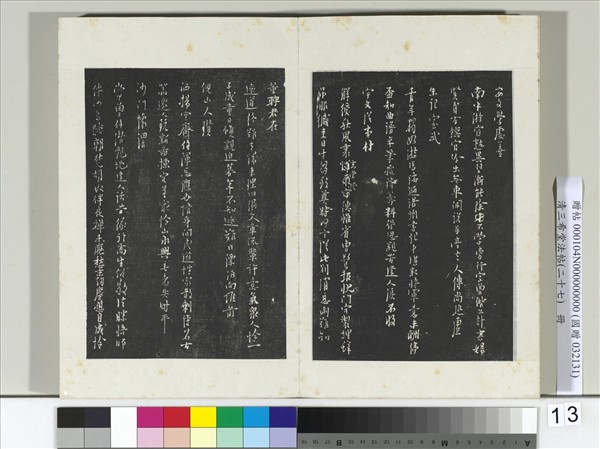 清三希堂法帖（二十七）　冊　明張羽懷友詩