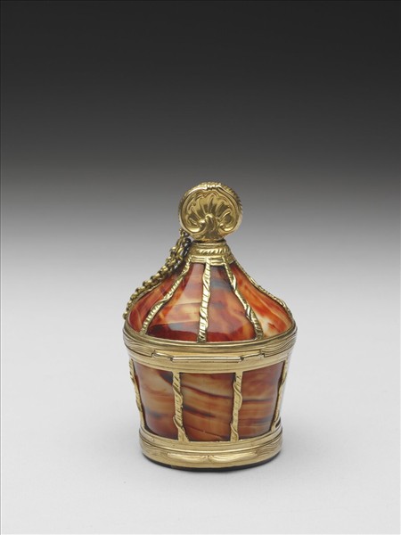 鍍金嵌瑪瑙多用途盒