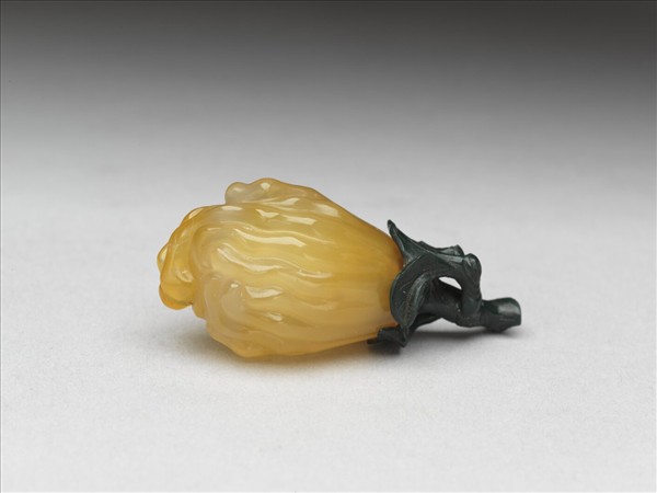 玉髓佛手鼻煙壺