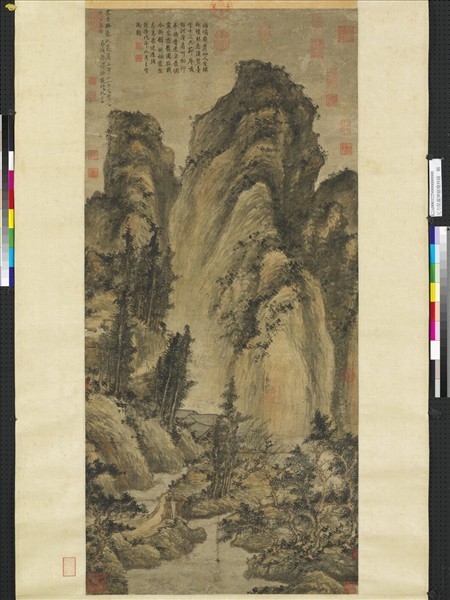 元方從義神嶽瓊林圖　軸