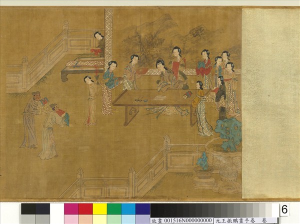 元王振鵬畫手卷　卷　（七）