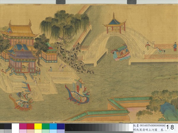 明仇英清明上河圖　卷