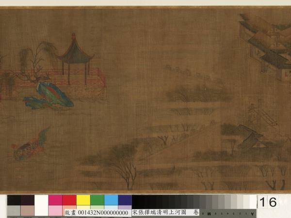 宋張擇端清明上河圖　卷