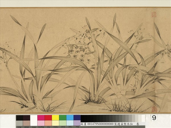 宋趙孟堅水仙　卷