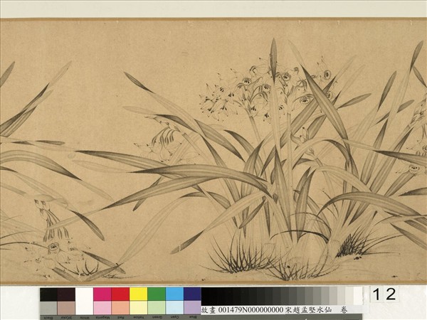 宋趙孟堅水仙　卷