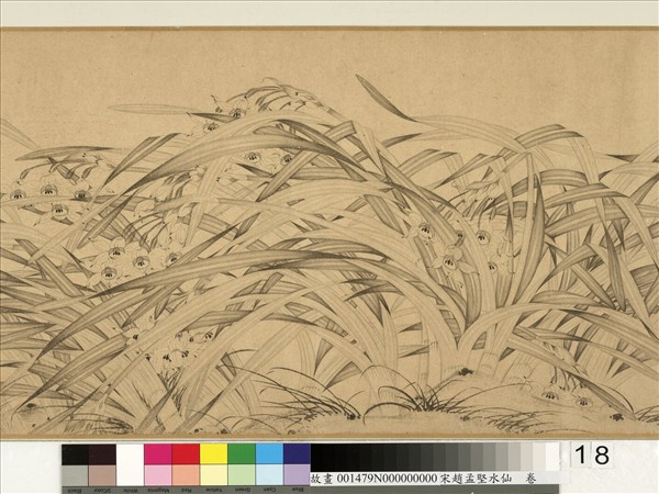 宋趙孟堅水仙　卷