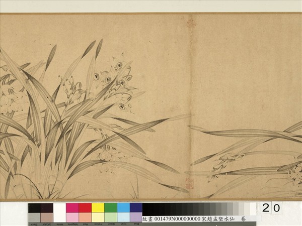 宋趙孟堅水仙　卷