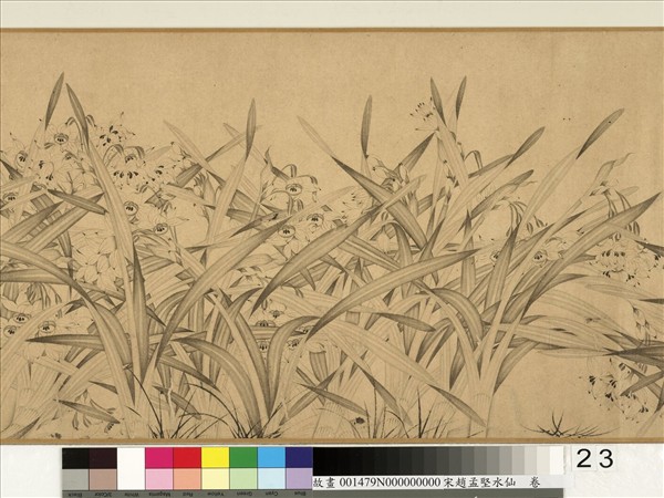 宋趙孟堅水仙　卷