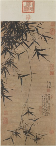 明王紱淇渭圖　軸