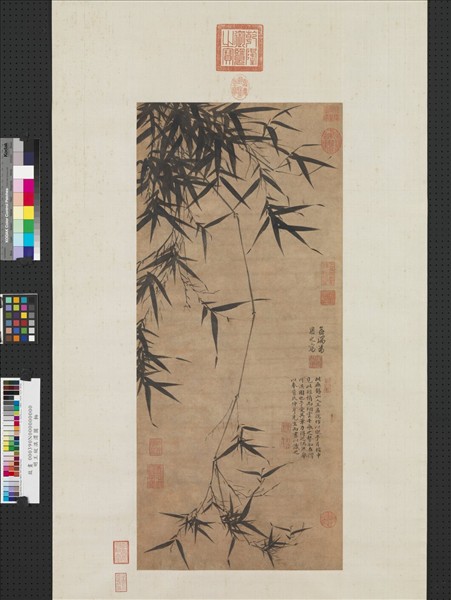 明王紱淇渭圖　軸