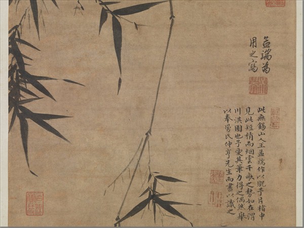 明王紱淇渭圖　軸