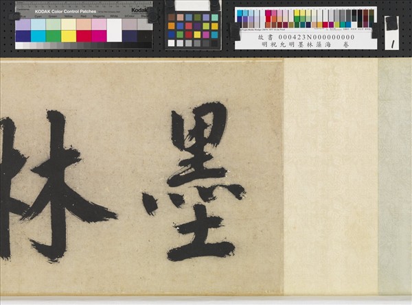 明祝允明墨林藻海　卷