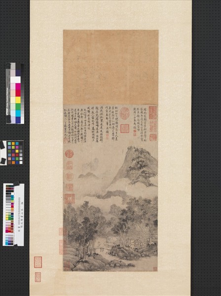 明沈周畫山水　軸