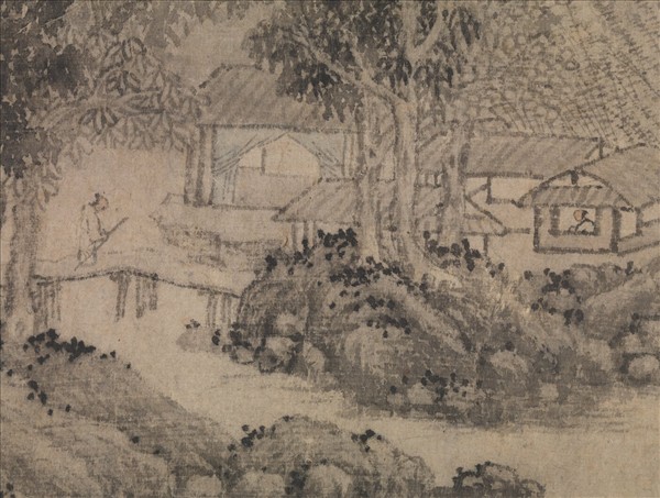 明沈周畫山水　軸