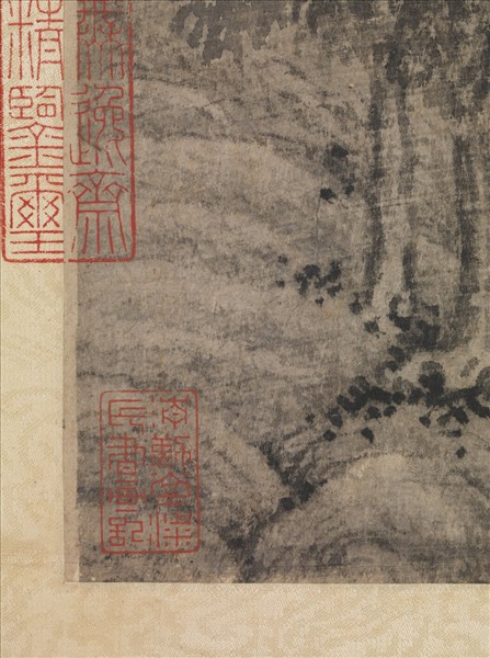 明沈周畫山水　軸