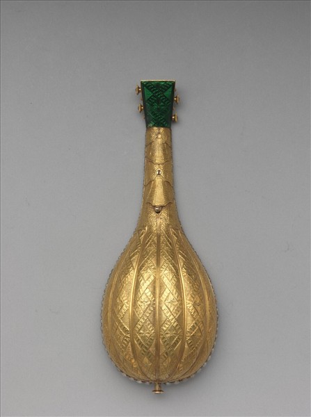 銅鍍金內填琺瑯琵琶式懷錶