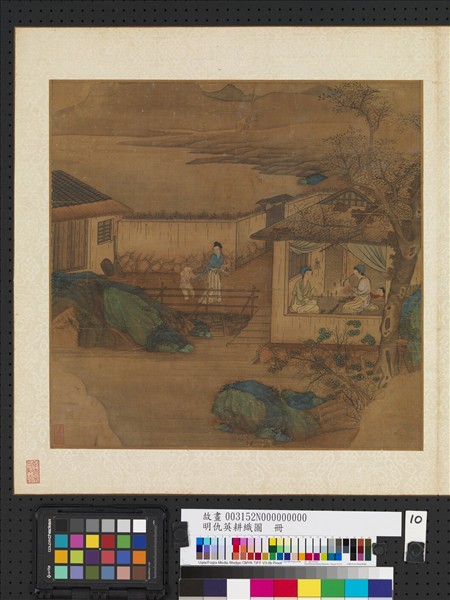 明仇英耕織圖　冊　絡絲