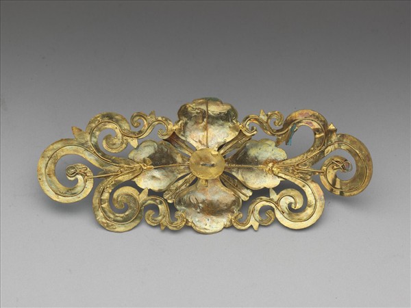 鍍金點翠花卉鈿花