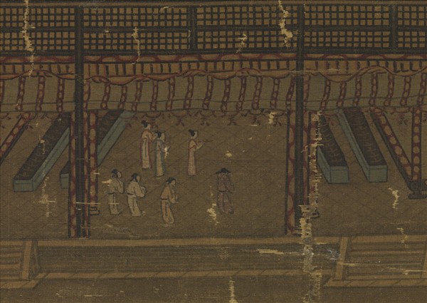 宋馬遠華燈侍宴圖　軸
